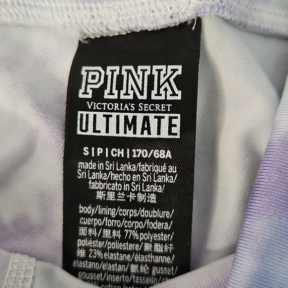 PINK Victoria's Secret Pastel Tie-Dye High-Rise Bike Shorts - Picture 2 of 2